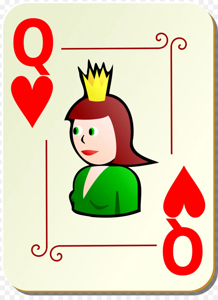 Reina De Corazones，Tarjeta PNG