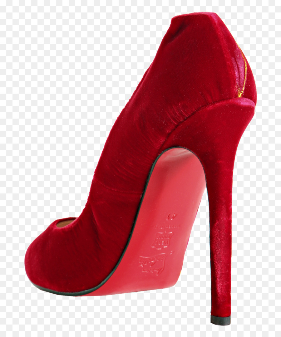 Tacón Alto Rojo，Zapato PNG