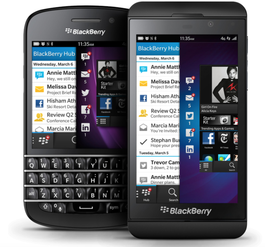 Blackberry Q10，Blackberry Z10 PNG