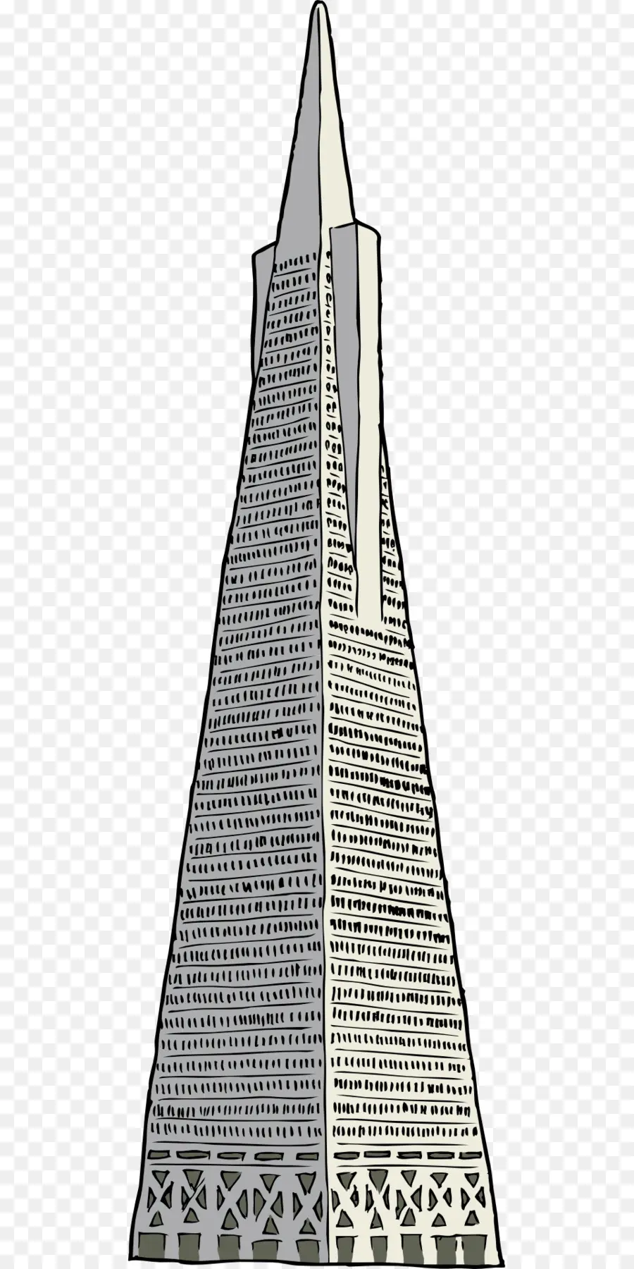 Transamerica Pyramid，Edificio PNG