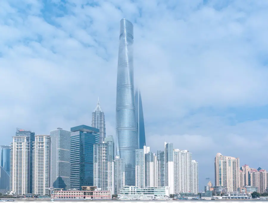 Shanghai Tower，Shanghai World Financial Center PNG