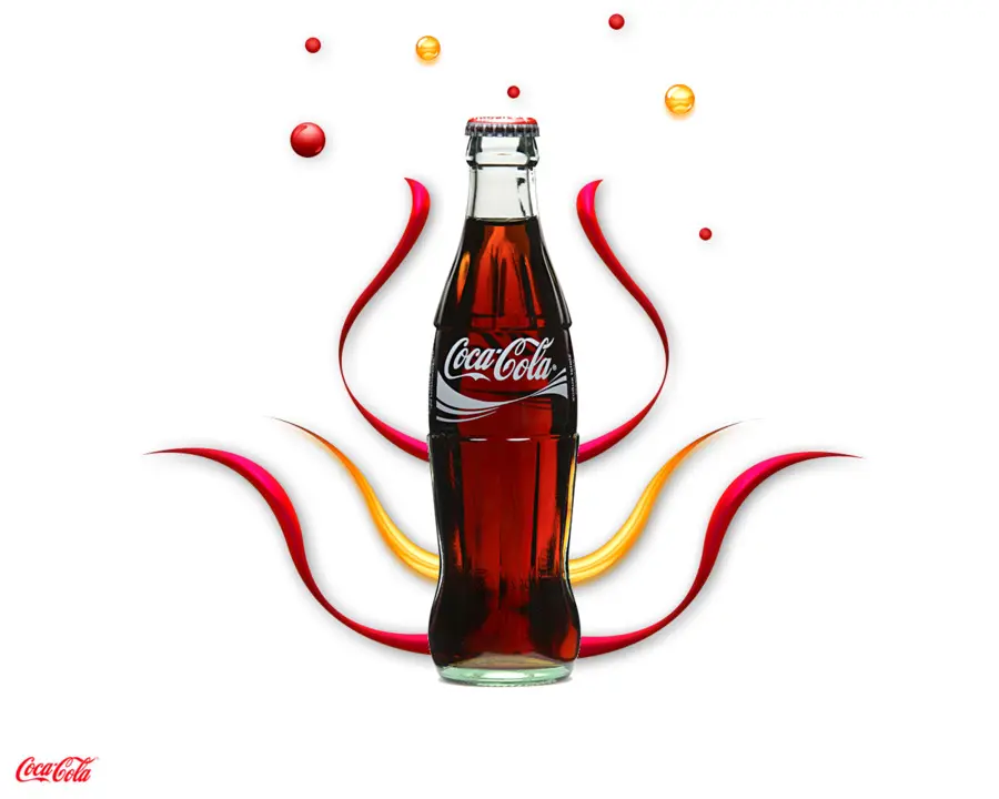 Botella De Coca Cola，Soda PNG