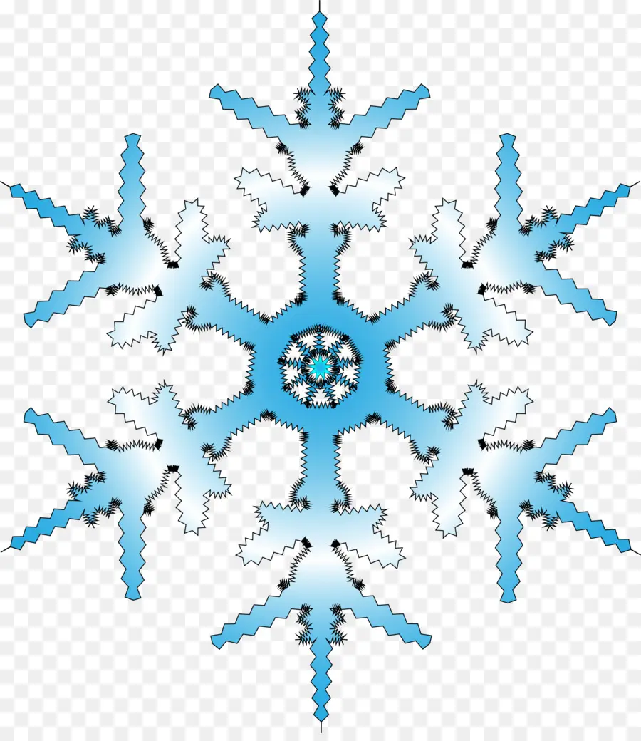 Copo De Nieve Azul，Invierno PNG