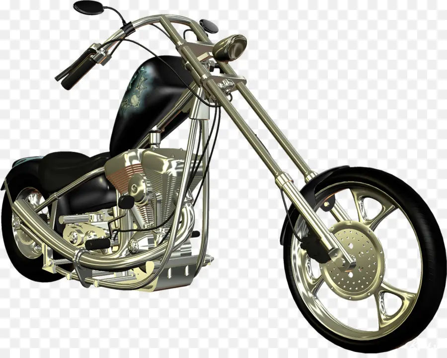 Motocicleta Dorada，Bicicleta PNG