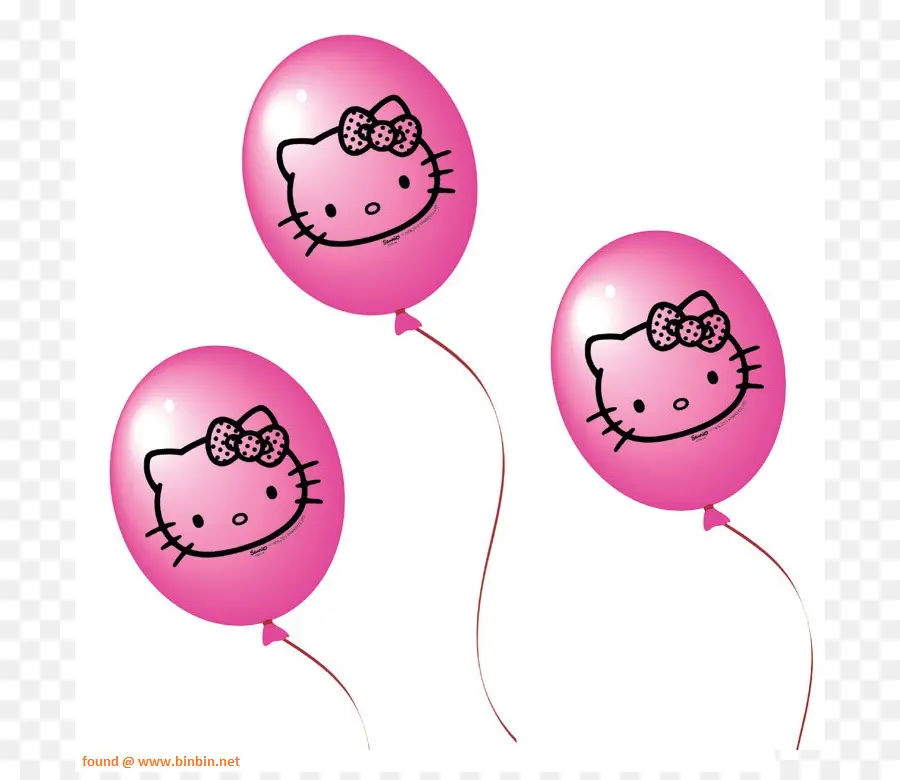 Hello Kitty，Globo PNG