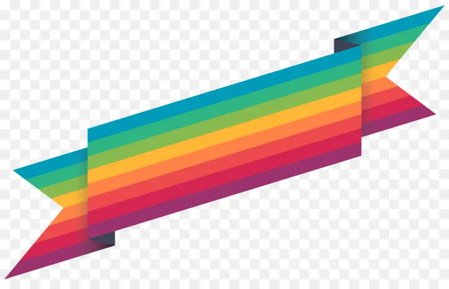 Cinta Del Arco Iris，Vistoso PNG