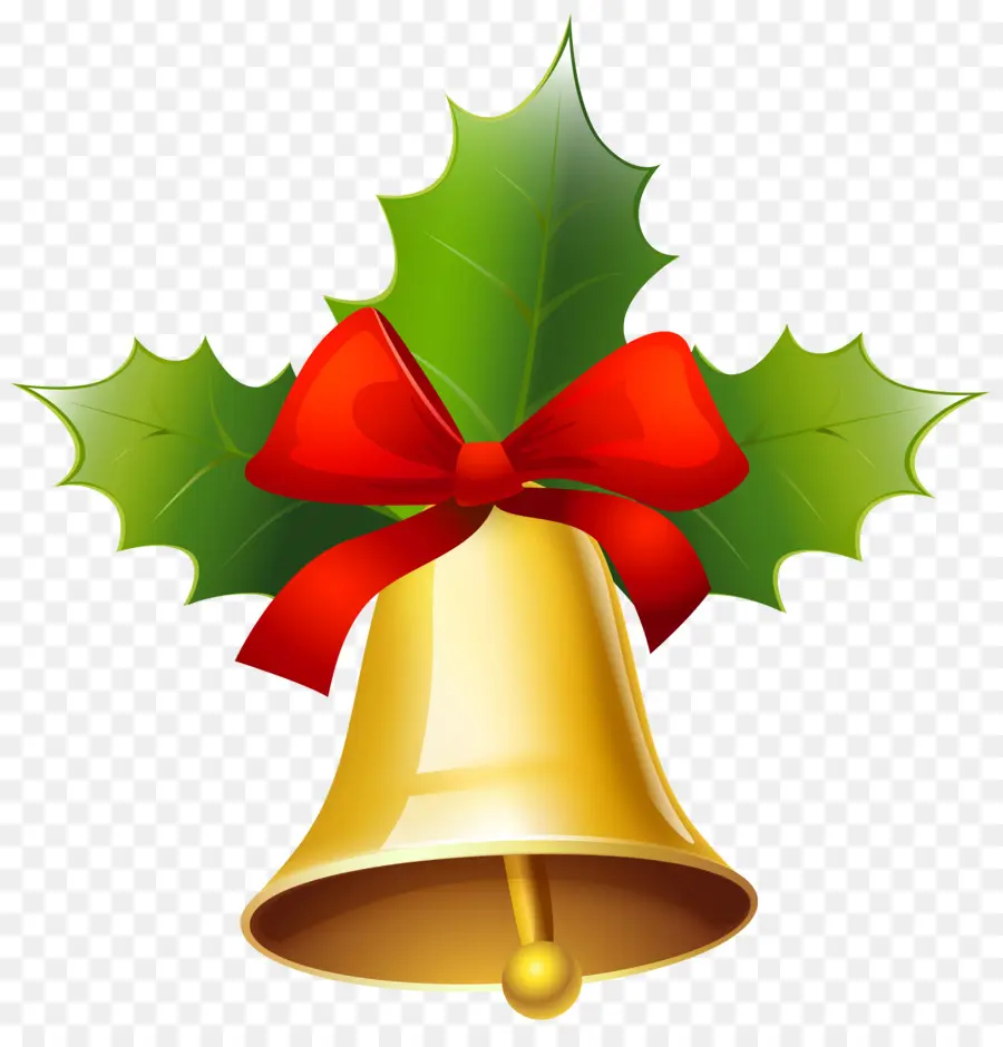 Campana De Navidad，Acebo PNG