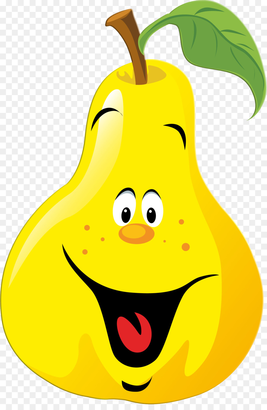 Pera De Dibujos Animados，Fruta PNG