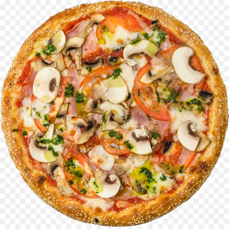 Pizza，Jamón PNG