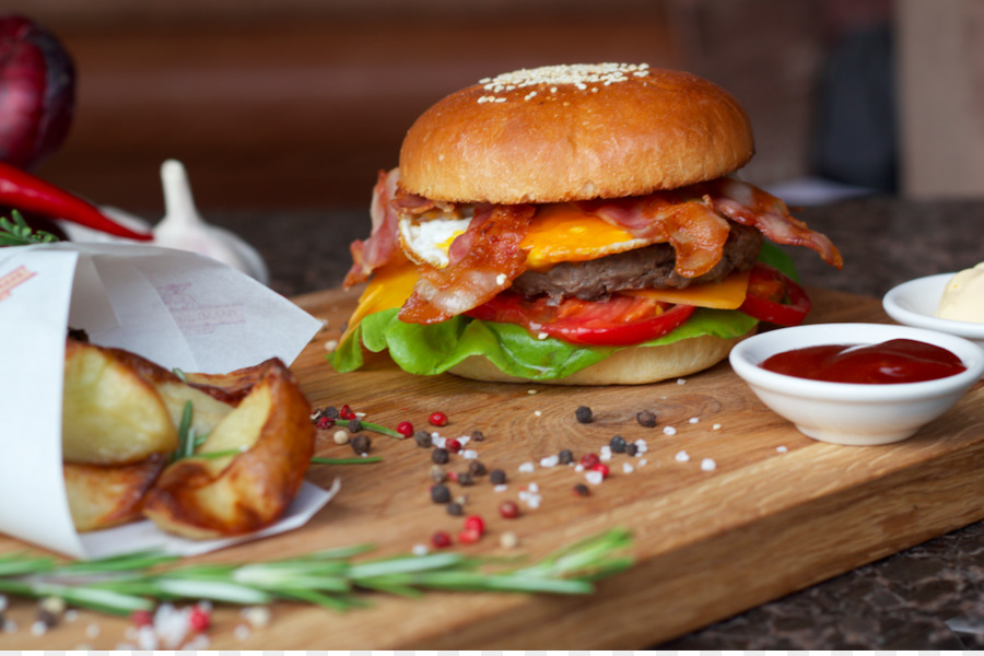 Hamburguesa，Comida Rápida PNG