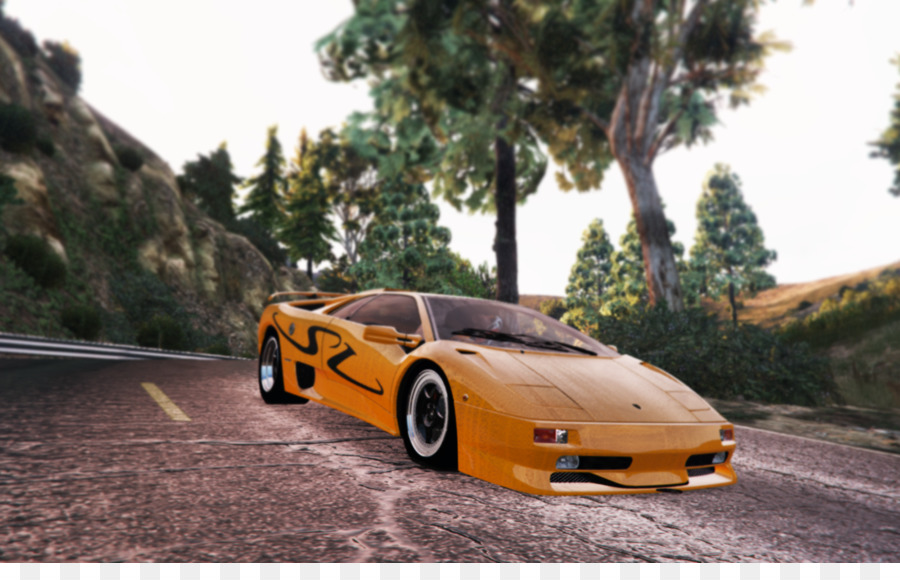 Grand Theft Auto V，Lamborghini Diablo PNG