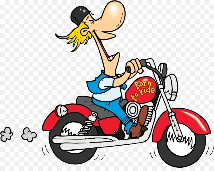 Motocicleta，De Dibujos Animados PNG