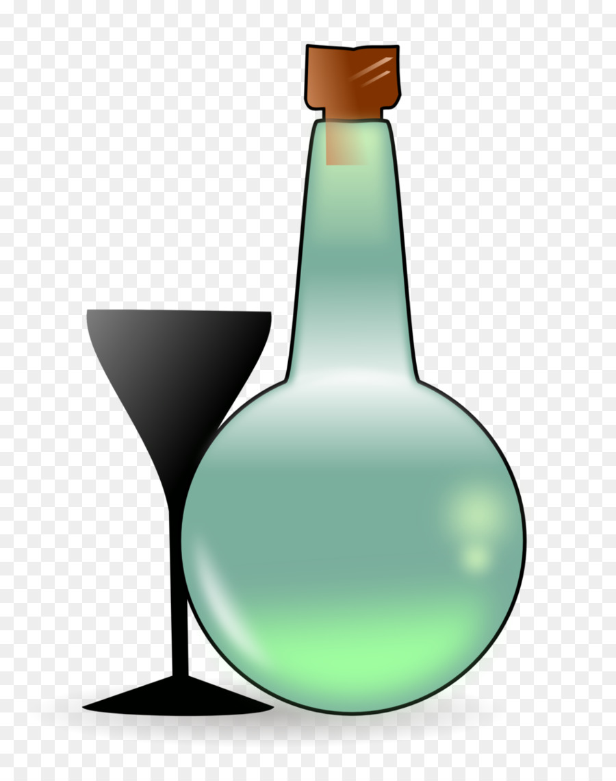 Botella Y Vaso，Beber PNG