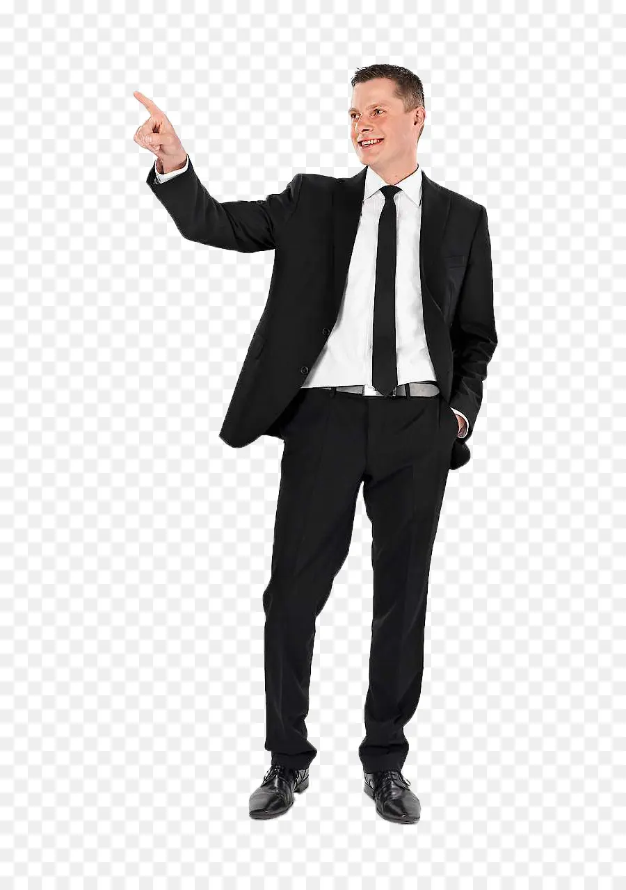 Hombre De Traje Negro，Negocio PNG