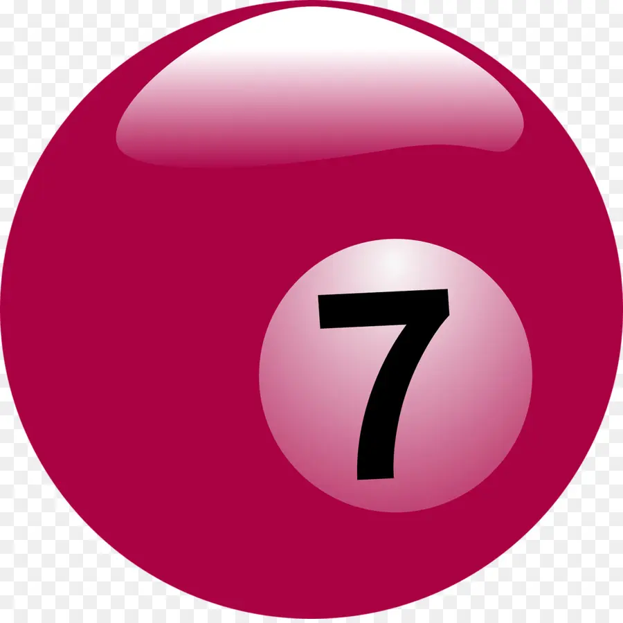 Bola Número 7，Numero 7 PNG