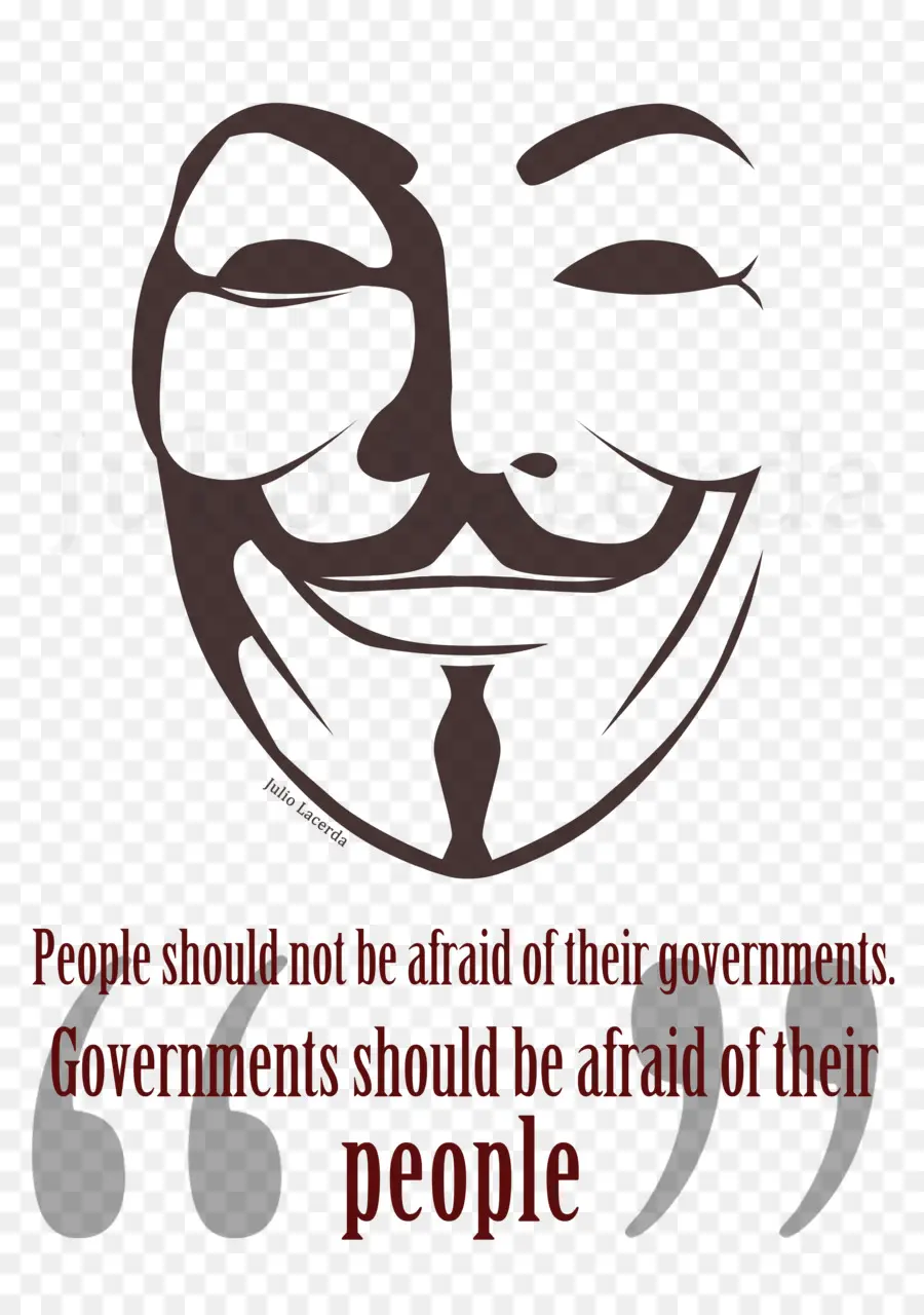 Máscara De Guy Fawkes Con Cita，Guy Fawkes PNG