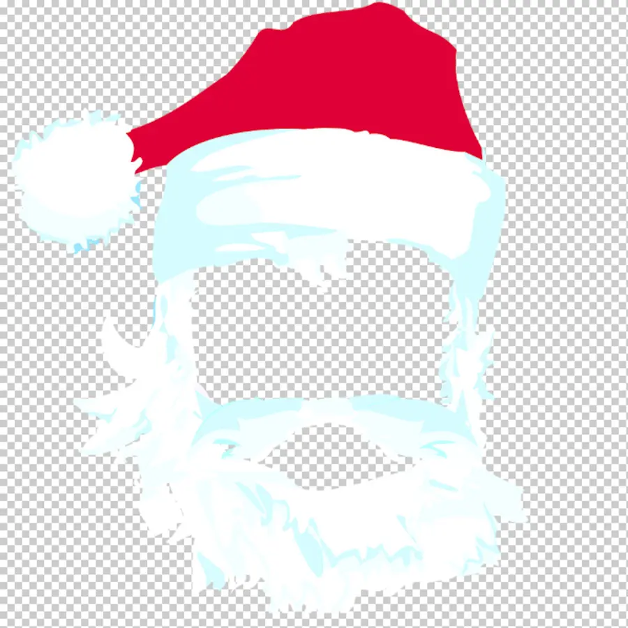 Santa Claus，Barba PNG