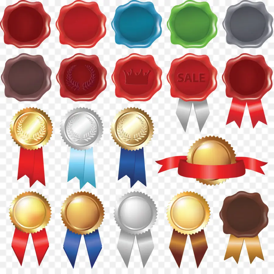 Medallas Y Cintas，Medallas PNG