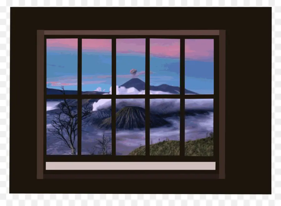 Ventana Con Vista，Vista PNG