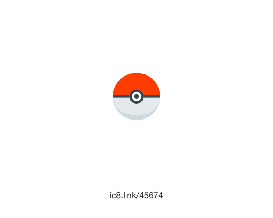 Pokebola，Rojo PNG