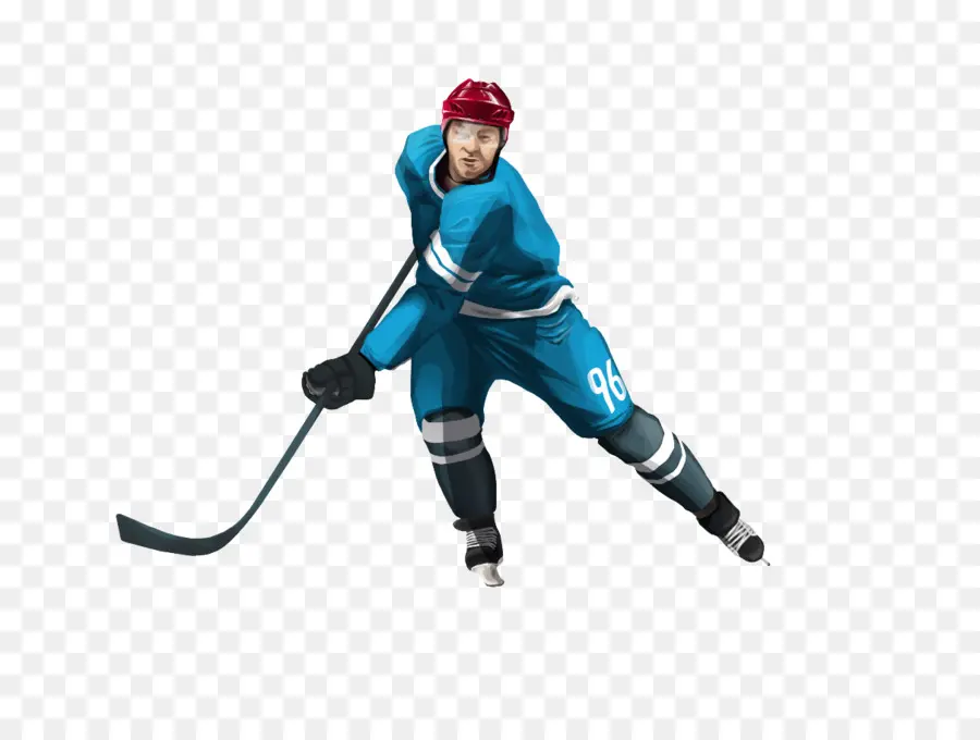 Jugador De Hockey，Hockey Sobre Hielo PNG