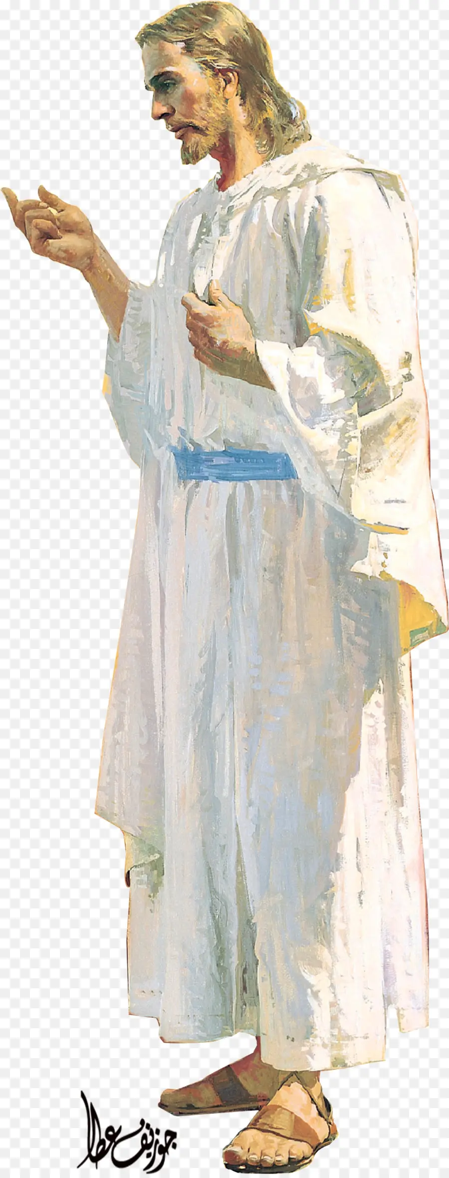 Jesús El Cristo，Pintura PNG