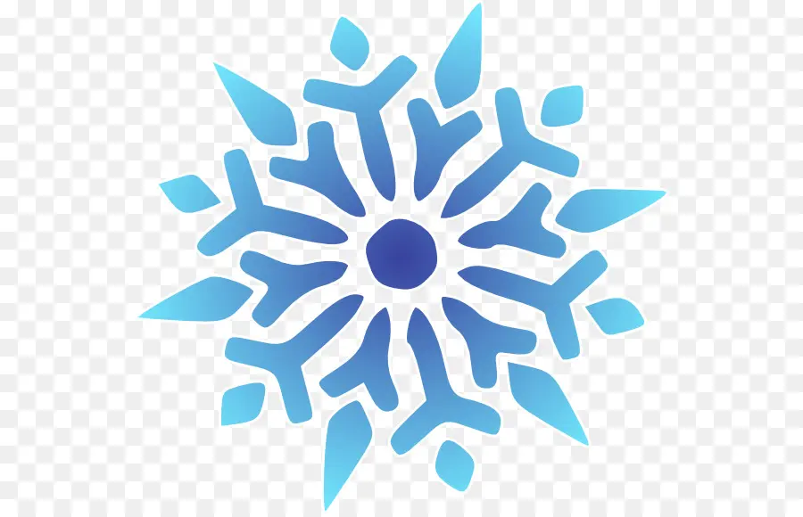 Copo De Nieve Azul，Invierno PNG