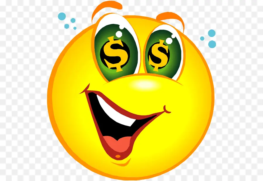 Emoji Con Ojos De Dólar，Sonriente PNG