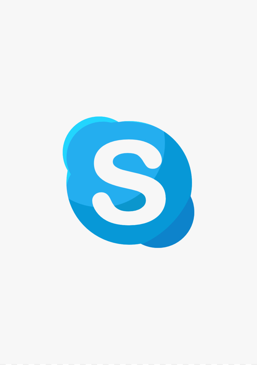 Logotipo Azul De Skype，Comunicación PNG