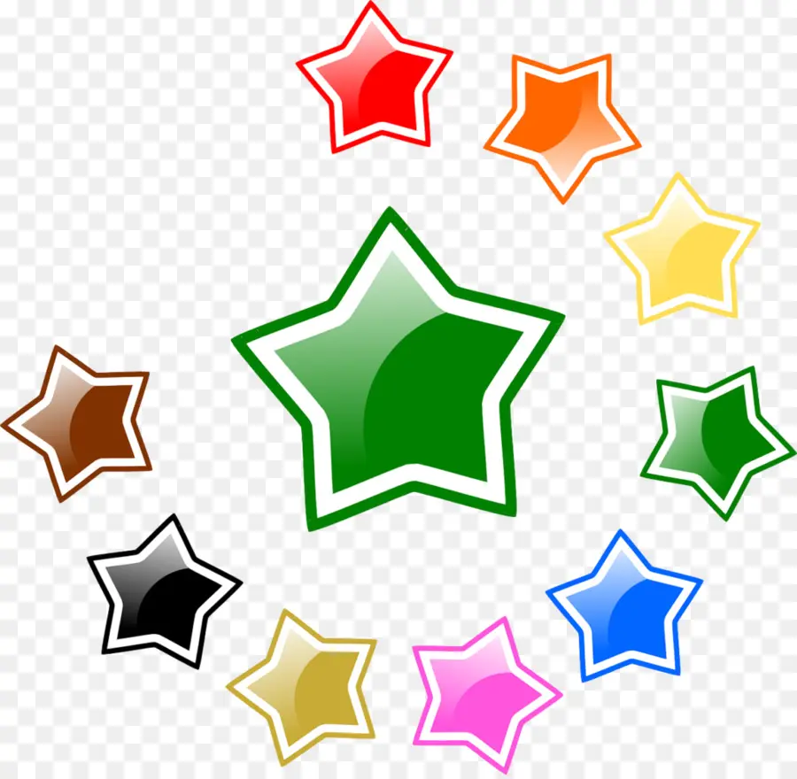 Estrella，Color PNG