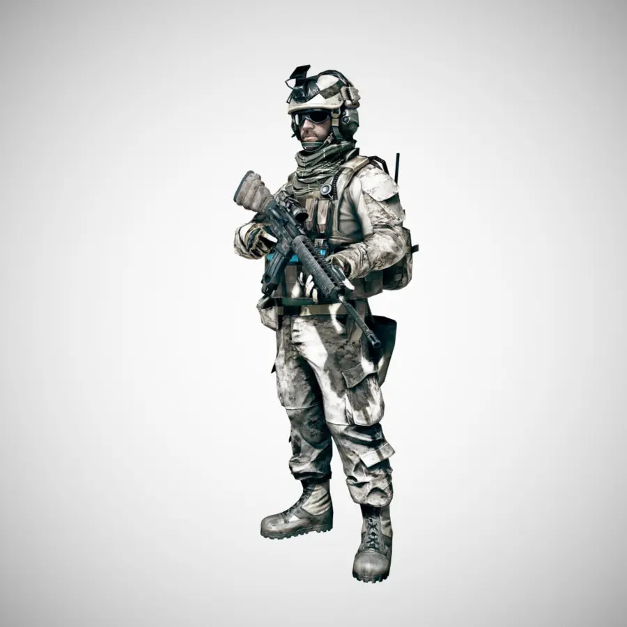 Soldado Moderno，Rifle PNG