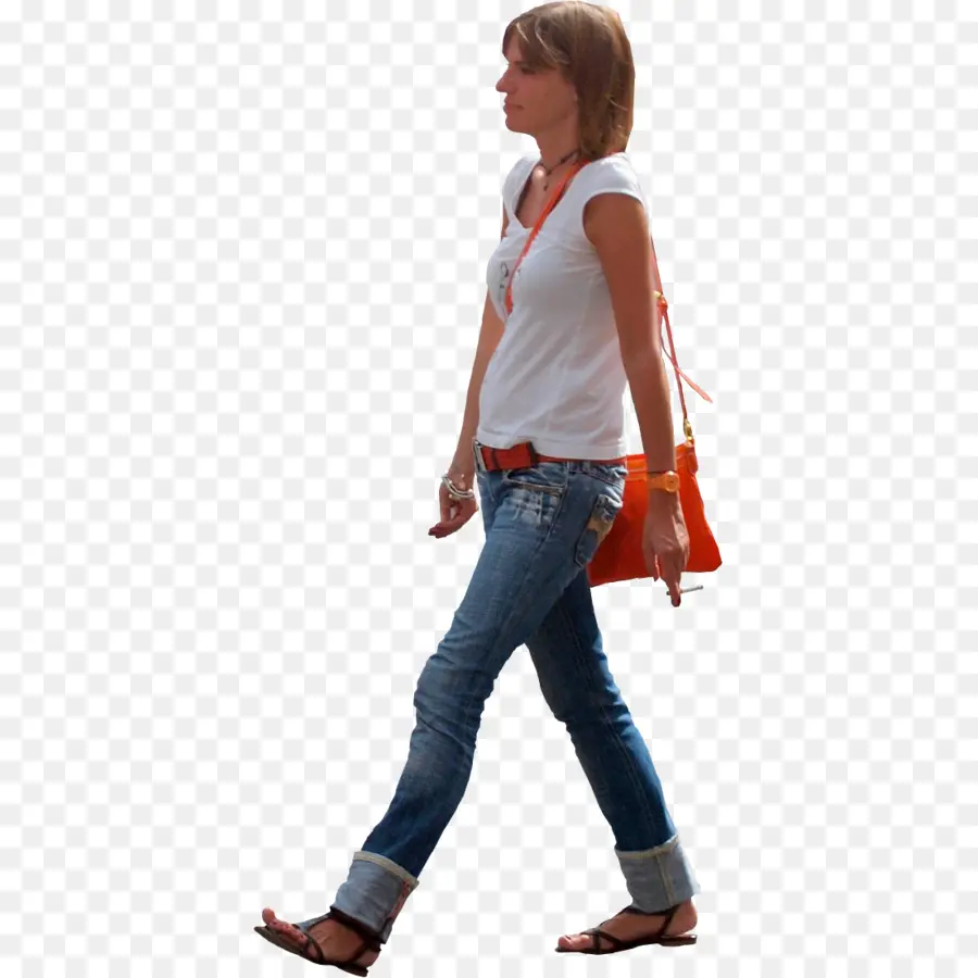 Caminar，Mujer PNG