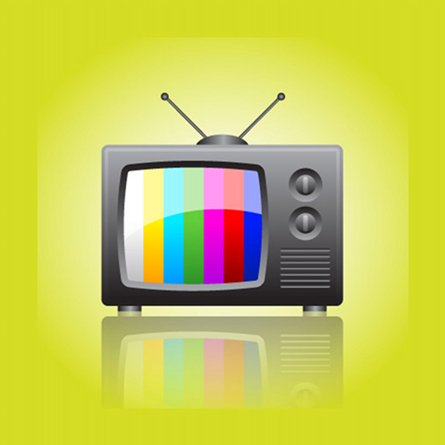 Televisor，Retro PNG