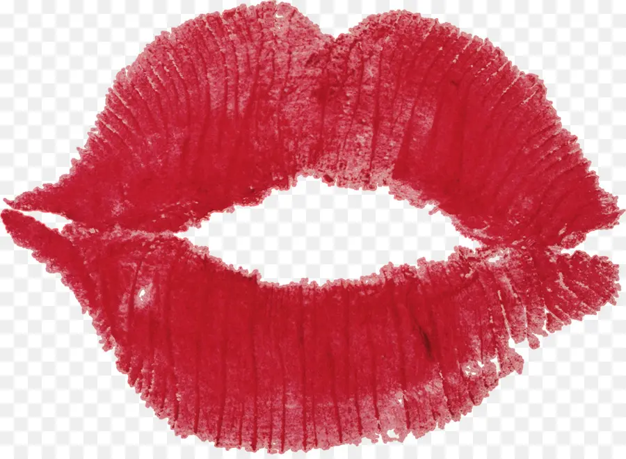 Beso De Lápiz Labial Rojo，Labios PNG