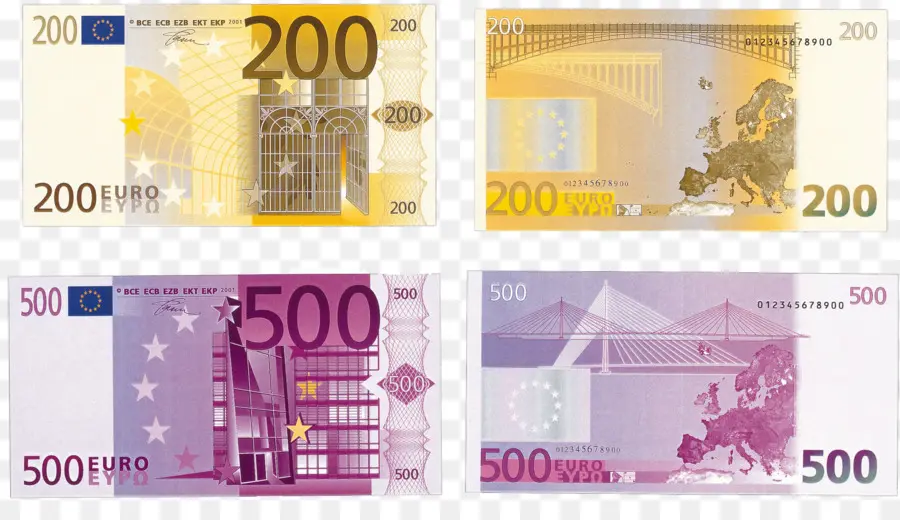 Billetes En Euros，Dinero PNG