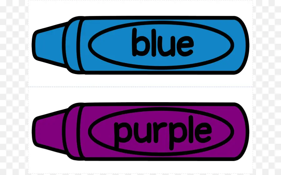 Crayon，Azul PNG