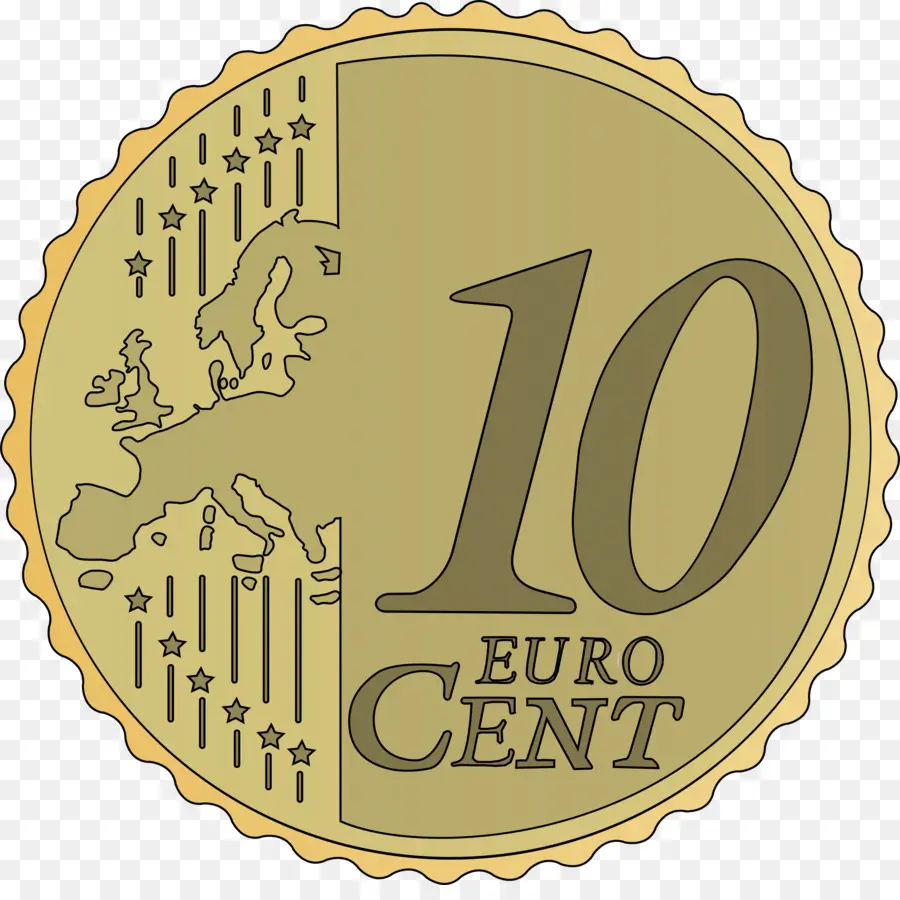 Ciento，1 De Las Monedas De Euro PNG