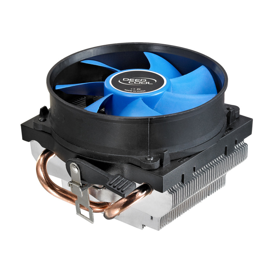 Enfriador De Cpu Azul Y Negro，Ventilación PNG