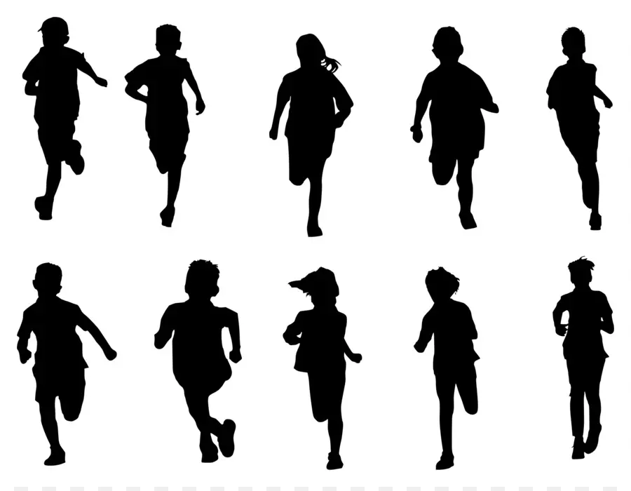 Niños，Correr PNG