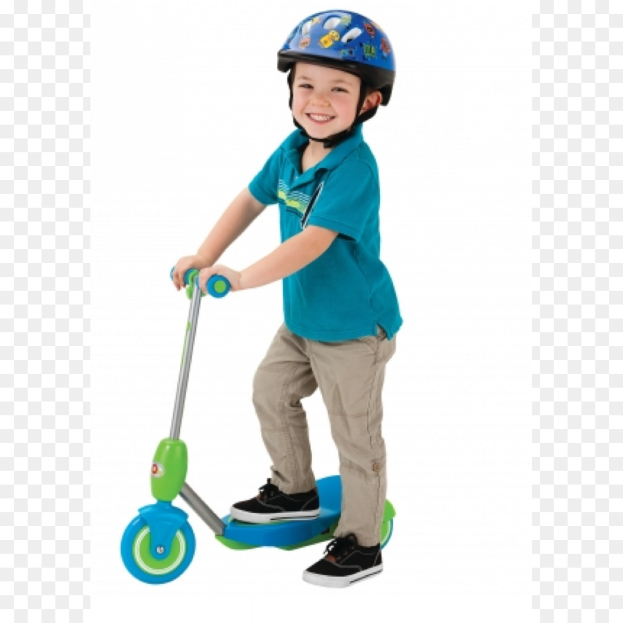 Niño En Scooter，Casco PNG