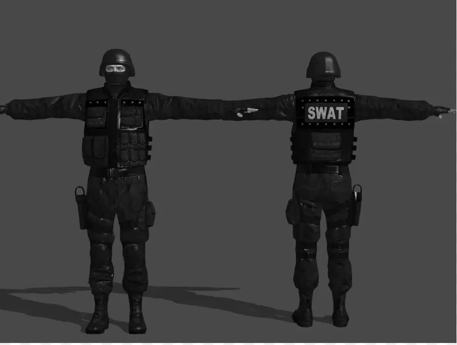 Oficial Swat，Uniforme PNG