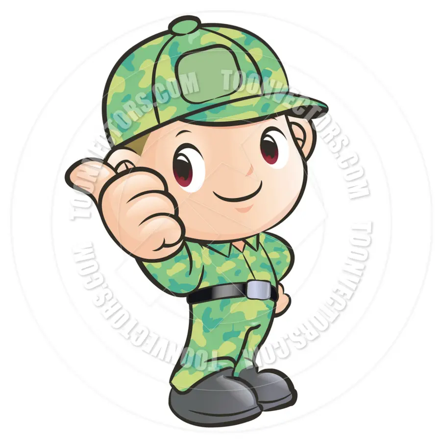 Soldado，De Dibujos Animados PNG