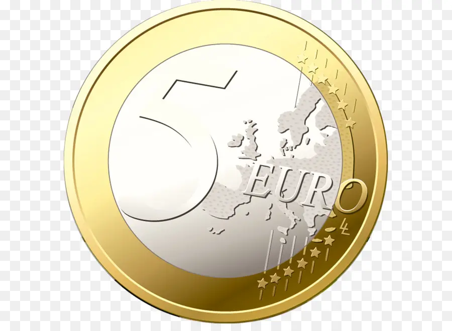 Moneda De Euro，Dinero PNG