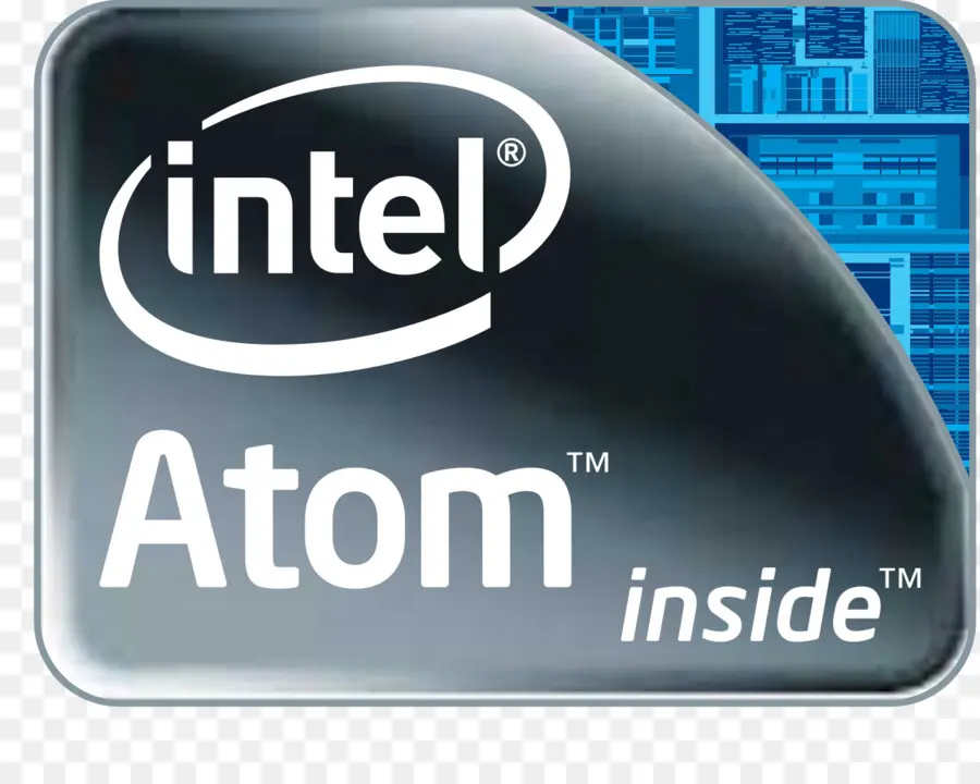 Logotipo De Intel Atom，Tecnología PNG