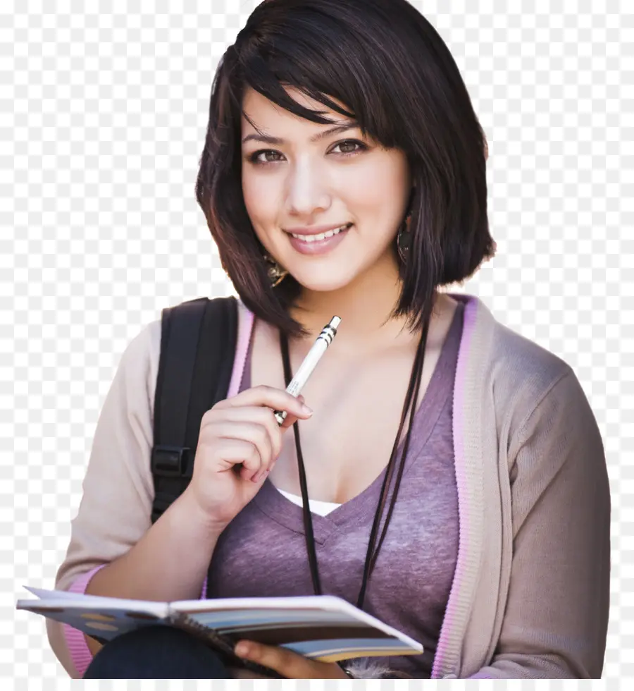 Estudiante Con Cuaderno，Aprendiendo PNG