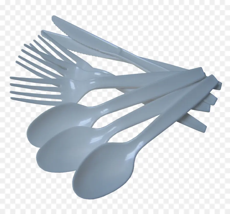 Cubiertos De Plástico，Horquillas PNG