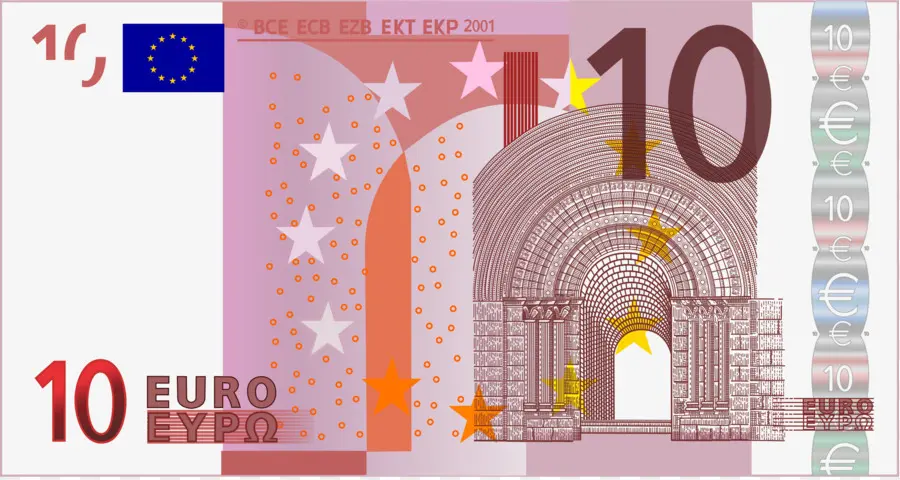 10 Euro Notas，Euro PNG