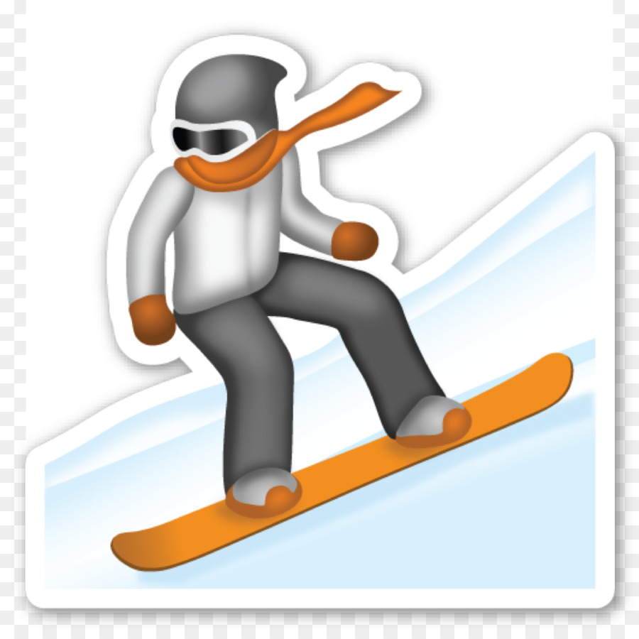 Emoji De Snowboarder，Bufanda PNG