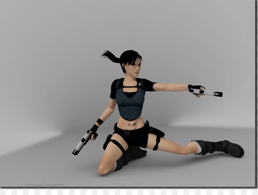 Lara Croft，La Representación PNG