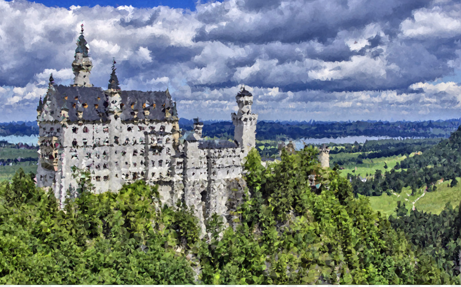 Castillo De Hohenschwangau，Castillo De Neuschwanstein PNG